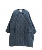 RIM.ARKリムアーク）の古着「ラップコクーンダウンコート」｜ネイビー