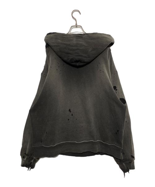 SAINT MICHAEL（セントマイケル）SAINT MICHAEL (セントマイケル) DBL FACE HOODIE チャコール サイズ:Lの古着・服飾アイテム