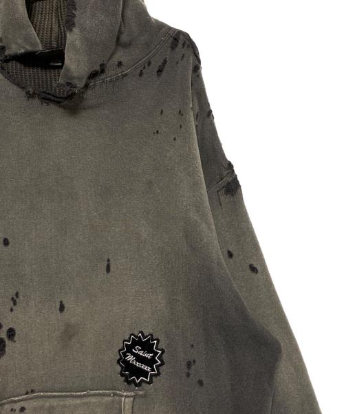 SAINT MICHAEL（セントマイケル）SAINT MICHAEL (セントマイケル) DBL FACE HOODIE チャコール サイズ:Lの古着・服飾アイテム