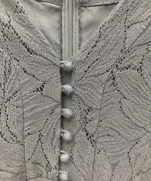 CLANE（クラネ）CLANE (クラネ) カーテンレース カフ ワンピース ブラック サイズ:1の古着・服飾アイテム