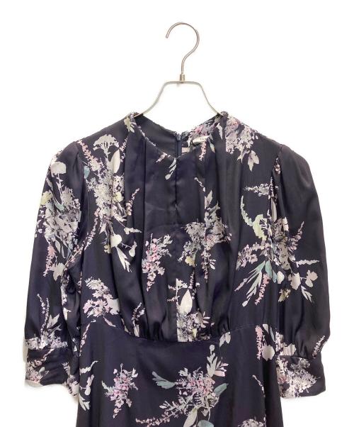 HER LIP TO（ハーリップトゥ）HER LIP TO (ハーリップトゥ) French Bouquet Puff Sleeve Dress ネイビー サイズ:Mの古着・服飾アイテム