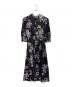 HER LIP TO (ハーリップトゥ) French Bouquet Puff Sleeve Dress ネイビー サイズ:M：20000円