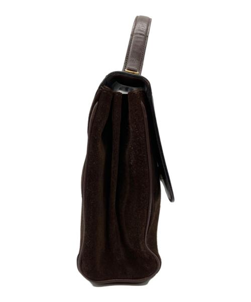 CELINE（セリーヌ）CELINE (セリーヌ) サークルロゴ2WAYショルダーバッグ ブラウンの古着・服飾アイテム