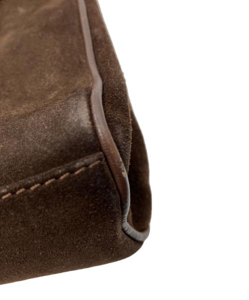 CELINE（セリーヌ）CELINE (セリーヌ) サークルロゴ2WAYショルダーバッグ ブラウンの古着・服飾アイテム