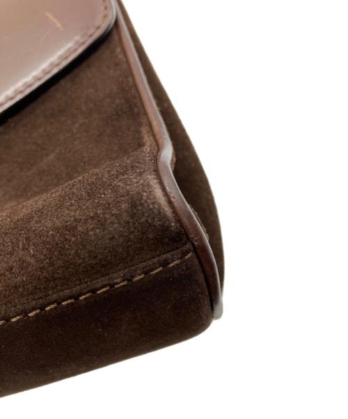 CELINE（セリーヌ）CELINE (セリーヌ) サークルロゴ2WAYショルダーバッグ ブラウンの古着・服飾アイテム