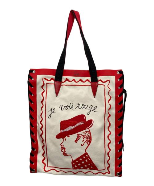 Christian Louboutin（クリスチャン・ルブタン）Christian Louboutin (クリスチャン・ルブタン) CABALACE SMALL/カバレース スモール アイボリーの古着・服飾アイテム