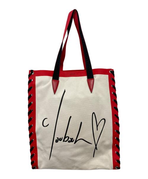 Christian Louboutin（クリスチャン・ルブタン）Christian Louboutin (クリスチャン・ルブタン) CABALACE SMALL/カバレース スモール アイボリーの古着・服飾アイテム