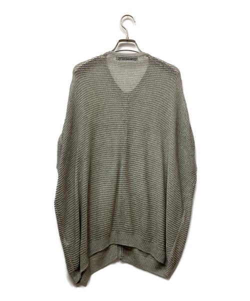 mizuiro-ind（ミズイロインド）mizuiro-ind (ミズイロインド) mesh cocoon wide C/D グレー サイズ:FREEの古着・服飾アイテム