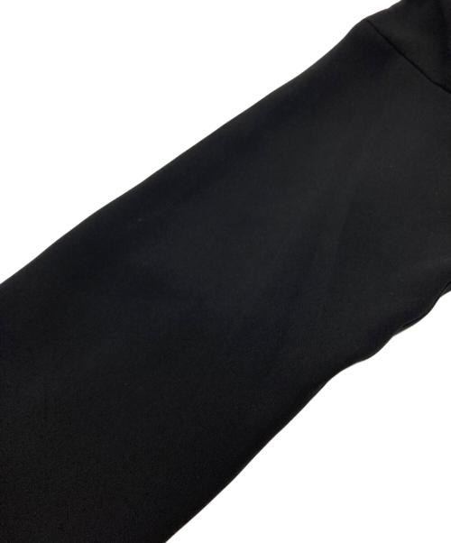 tumugu（ツムグ）tumugu (ツムグ) ソアパールコンパクトノーカラージャケット ブラック サイズ:FREEの古着・服飾アイテム