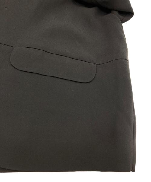 tumugu（ツムグ）tumugu (ツムグ) ソアパールコンパクトノーカラージャケット ブラック サイズ:FREEの古着・服飾アイテム