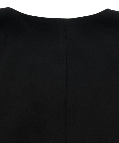 tumugu（ツムグ）tumugu (ツムグ) ソアパールコンパクトノーカラージャケット ブラック サイズ:FREEの古着・服飾アイテム