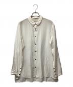 Conteコンテ）の古着「キュプラシルク シャツ」｜ホワイト