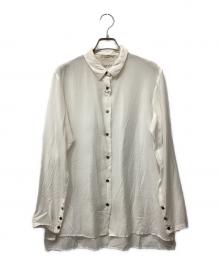 Conte（コンテ）の古着「キュプラシルク シャツ」｜ホワイト
