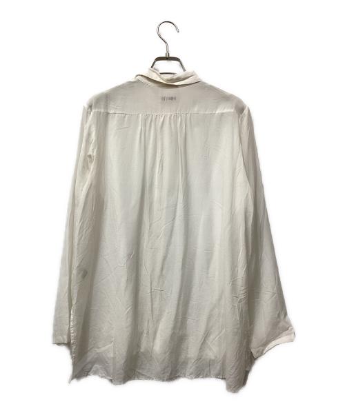Conte（コンテ）Conte (コンテ) キュプラシルク シャツ ホワイト サイズ:FREEの古着・服飾アイテム