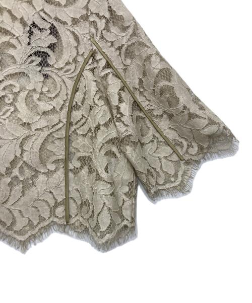 anuans（アニュアンス）anuans (アニュアンス) エデンフラワーレースブラウス ベージュ サイズ:Fの古着・服飾アイテム