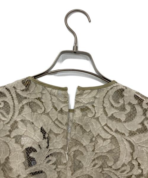 anuans（アニュアンス）anuans (アニュアンス) エデンフラワーレースブラウス ベージュ サイズ:Fの古着・服飾アイテム