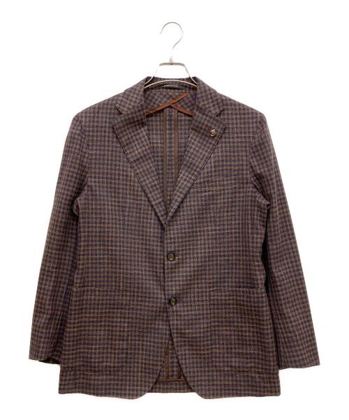 TAGLIATORE（タリアトーレ）TAGLIATORE (タリアトーレ) 2Bジャケット ブラウン サイズ:48の古着・服飾アイテム