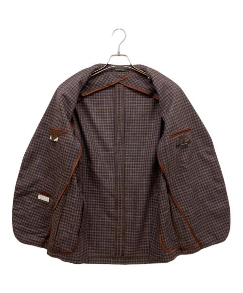 TAGLIATORE（タリアトーレ）TAGLIATORE (タリアトーレ) 2Bジャケット ブラウン サイズ:48の古着・服飾アイテム