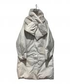 ebureエブール）の古着「シルクポリダウン コート」｜ベージュ