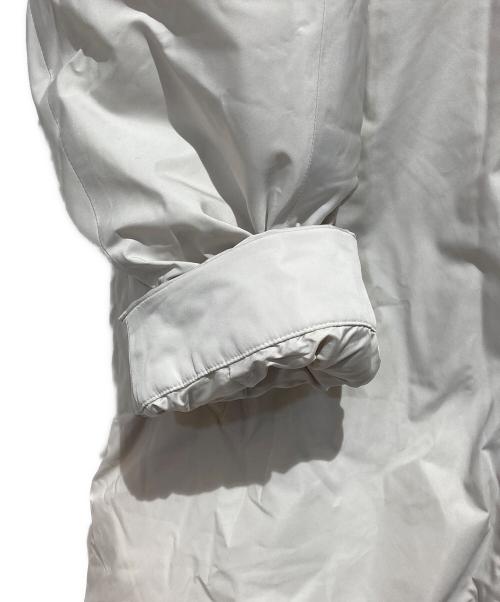 ebure（エブール）EBURE (エブール) シルクポリダウン コート ベージュ サイズ:38の古着・服飾アイテム