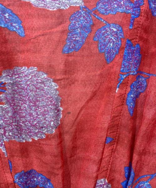 Velnica（ヴェルニカ）Velnica (ヴェルニカ) フレアワンピース レッド サイズ:記載なしの古着・服飾アイテム