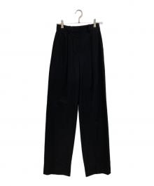 theory（セオリー）の古着「Perfected Wool Pleat Trouser B / パーフェクテッド ウール プリーツ トラウザー B」｜ブラック