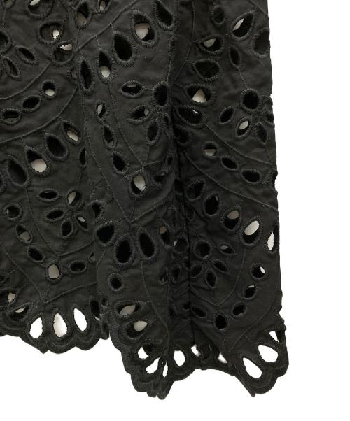 styling/（スタイリング）styling/ (スタイリング) エンブロイダリーワンピース ブラックの古着・服飾アイテム