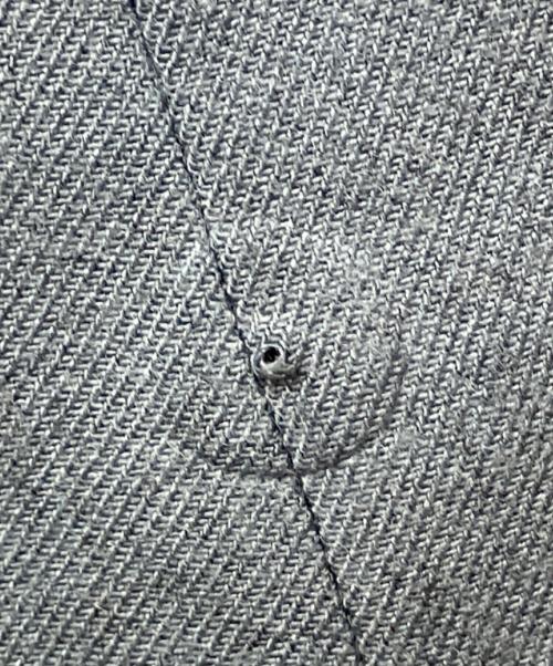 theory（セオリー）theory (セオリー) ノーカラージャケット ブルーの古着・服飾アイテム