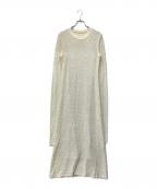 Lourenローレン）の古着「long sleeve knit dress」｜アイボリー