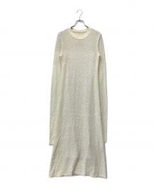 Louren（ローレン）の古着「long sleeve knit dress」｜アイボリー