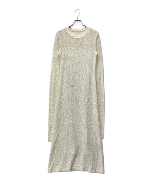 Louren（ローレン）louren (ローレン) long sleeve knit dress アイボリー サイズ:Fの古着・服飾アイテム