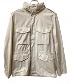 ASPESIアスペジ）の古着「ガーメントダイコットンM-65フィールドジャケット」｜アイボリー