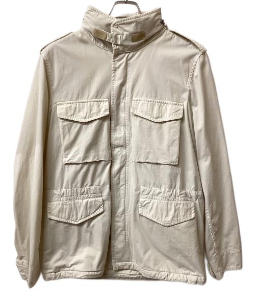 ASPESI（アスペジ）ASPESI (アスペジ) ガーメントダイコットンM-65フィールドジャケット アイボリー サイズ:Lの古着・服飾アイテム