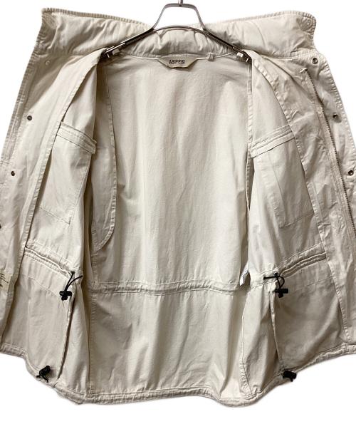 ASPESI（アスペジ）ASPESI (アスペジ) ガーメントダイコットンM-65フィールドジャケット アイボリー サイズ:Lの古着・服飾アイテム