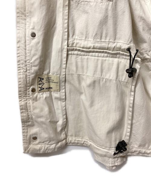 ASPESI（アスペジ）ASPESI (アスペジ) ガーメントダイコットンM-65フィールドジャケット アイボリー サイズ:Lの古着・服飾アイテム