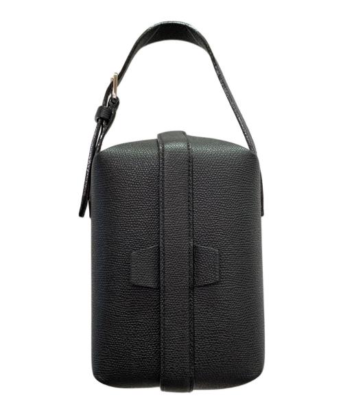 Valextra（ヴァレクストラ）Valextra (ヴァレクストラ) トリックトラック クロスボディ ブラックの古着・服飾アイテム