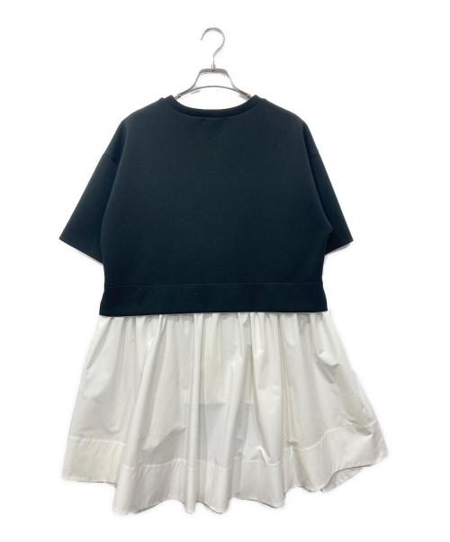 LE PHIL（ル フィル）LE PHIL (ル フィル) スキューバ×SOLTEXコンビカットソー ブラック サイズ:Fの古着・服飾アイテム