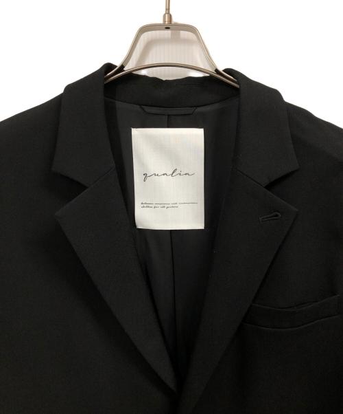 QUALIA（クオリア）QUALIA (クオリア) signature jacket ブラック サイズ:FREEの古着・服飾アイテム