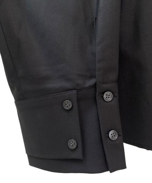 deres（デレス）deres (デレス) Mariela/double layered shirt jacket ブラック サイズ:Ｆの古着・服飾アイテム