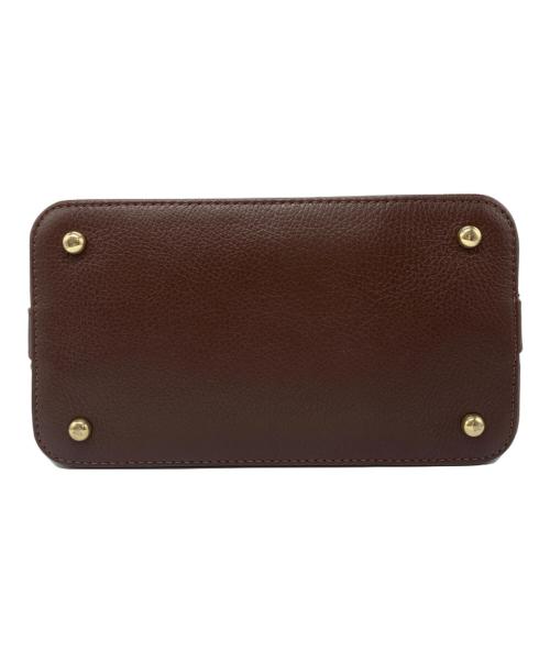 AULENTTI（オウレンティ）AULENTTI (オウレンティ) 2WAYショルダー トートバッグ ブラウンの古着・服飾アイテム