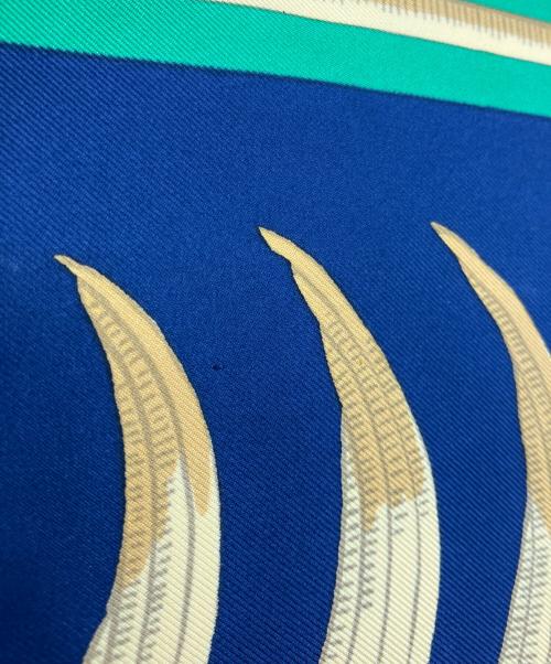 HERMES（エルメス）HERMES (エルメス) シルクスカーフ グリーンの古着・服飾アイテム