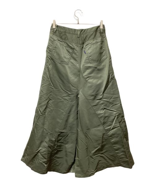 MADISON BLUE（マディソンブルー）MADISON BLUE (マディソンブルー) 5POCKET FLARE SK NY TWILL カーキ サイズ:Mの古着・服飾アイテム