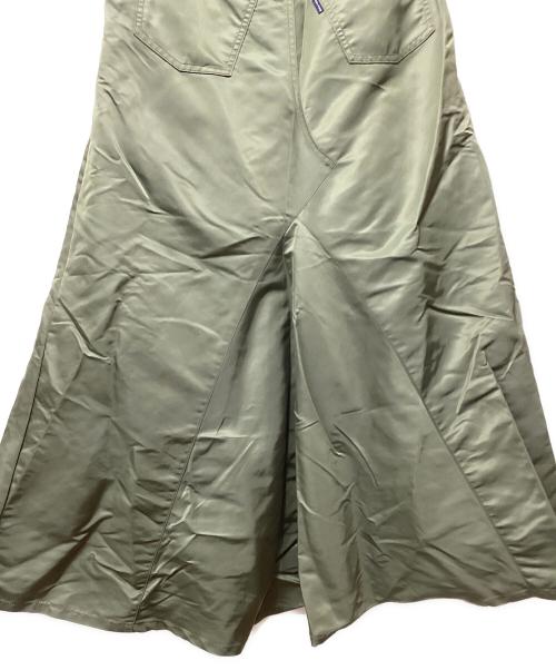 MADISON BLUE（マディソンブルー）MADISON BLUE (マディソンブルー) 5POCKET FLARE SK NY TWILL カーキ サイズ:Mの古着・服飾アイテム