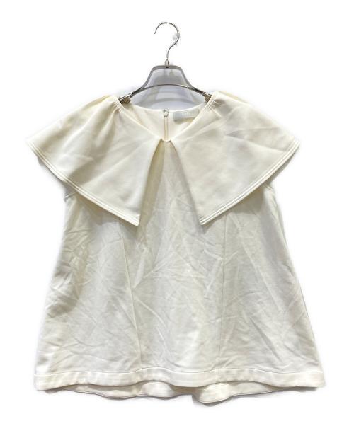 CELFORD（セルフォード）CELFORD (セルフォード) ビックカラーポンチセットアップ ホワイト サイズ:38の古着・服飾アイテム