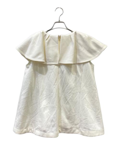 CELFORD（セルフォード）CELFORD (セルフォード) ビックカラーポンチセットアップ ホワイト サイズ:38の古着・服飾アイテム