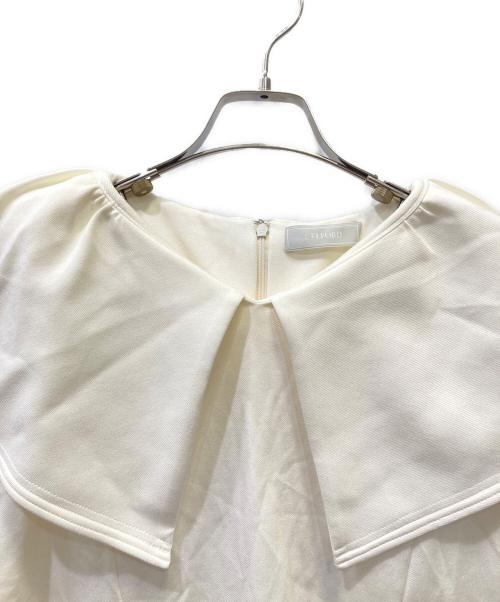 CELFORD（セルフォード）CELFORD (セルフォード) ビックカラーポンチセットアップ ホワイト サイズ:38の古着・服飾アイテム