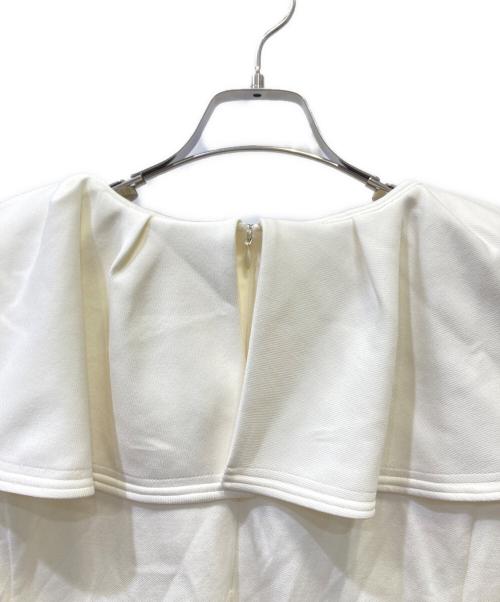 CELFORD（セルフォード）CELFORD (セルフォード) ビックカラーポンチセットアップ ホワイト サイズ:38の古着・服飾アイテム