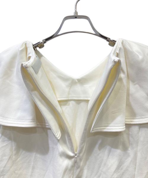 CELFORD（セルフォード）CELFORD (セルフォード) ビックカラーポンチセットアップ ホワイト サイズ:38の古着・服飾アイテム