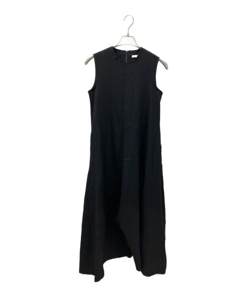 CLANE（クラネ）CLANE (クラネ) フレアノースリーブワンピース ブラック サイズ:1の古着・服飾アイテム