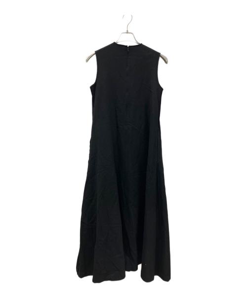 CLANE（クラネ）CLANE (クラネ) フレアノースリーブワンピース ブラック サイズ:1の古着・服飾アイテム